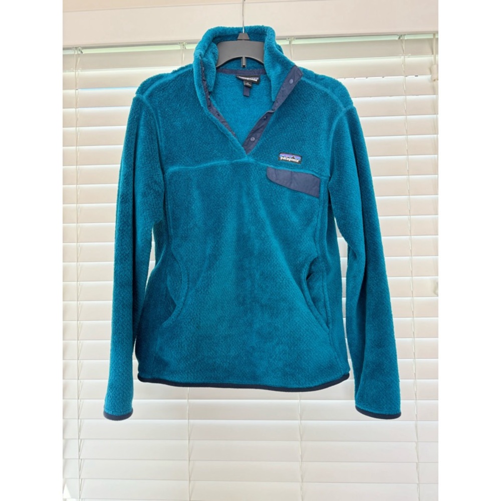 Patagonia Women’s Re-Tool Snap-T Pullover Underwater Blue Crater Blue X-Dye
